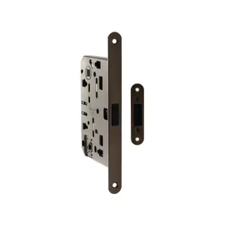 BON2XTWC60B - Bonaiti Polaris 2XT Magnetic Latch&sol;Bathroom Lock 60mm Backset - Bronze