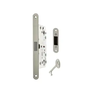 AGB2XTLKSC - AGB Polaris 2XT Magnetic Latch&sol;Key Sashlock 60mm Backset - Satin Chrome