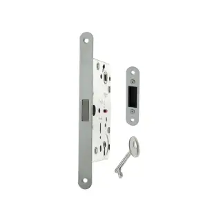 AGB2XTLKPC - AGB Polaris 2XT Magnetic Latch&sol;Key Sashlock 60mm Backset - Polished Chrome