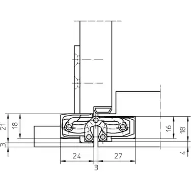 Click Here To Enlarge This Photo Of TE 240 3D Simonswerk TECTUS Concealed Hinge 155mm x 21mm &lpar;60kg&rpar;