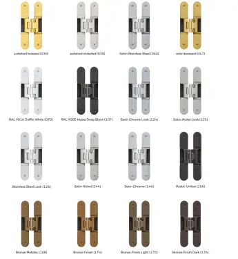 Click Here To Enlarge This Photo Of TE 540 3D A8 FR Simonswerk TECTUS Fire Rated Concealed Projection Hinge 200mm x 32mm &lpar;100kg&rpar;