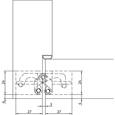 Click Here To Enlarge This Photo Of AN 160 3D Simonswerk ANSELMI Concealed Hinge 110mm x 24mm &lpar;60kg&rpar;