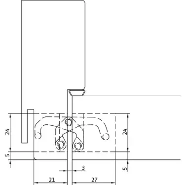 Click Here To Enlarge This Photo Of AN 170 3D Simonswerk ANSELMI Concealed Hinge 110mm x 24mm &lpar;60kg&rpar;