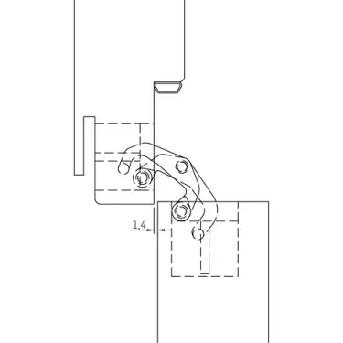 Click Here To Enlarge This Photo Of AN 170 3D Simonswerk ANSELMI Concealed Hinge 110mm x 24mm &lpar;60kg&rpar;