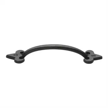 Click Here To Enlarge This Photo Of RDB1092 158 M&period;Marcus Rustic Dark Bronze Cabinet Pull Fleur-de-lys Design 152mm