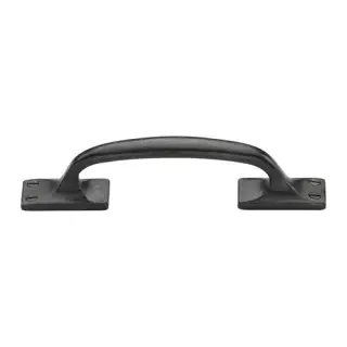 RDB1145 210 M&period;Marcus Rustic Dark Bronze Cabinet Pull Offset Design 210mm
