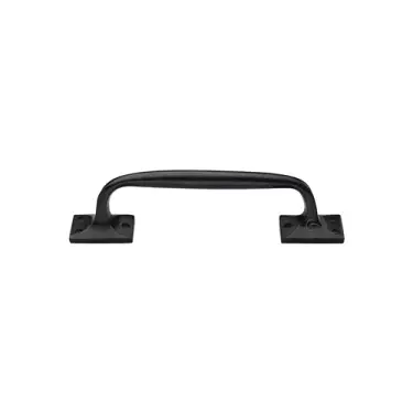 Click Here To Enlarge This Photo Of RDB1150 254 M&period;Marcus Rustic Dark Bronze Door Pull Handle Cranked 10"