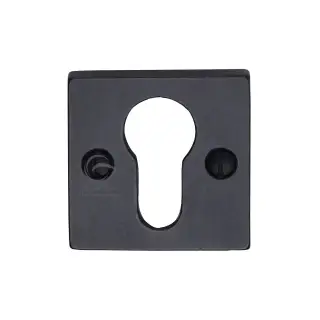 RDB158 M&period;Marcus Rustic Dark Bronze Euro Profile Cylinder Escutcheon