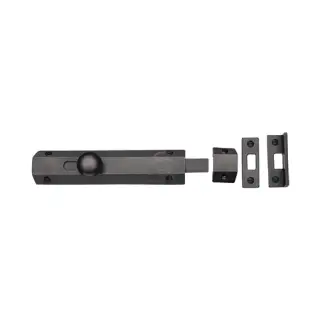 RDB1685 203 M&period;Marcus Rustic Dark Bronze Door Bolt Flat 8"