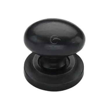 Click Here To Enlarge This Photo Of RDB179 32 M&period;Marcus Rustic Dark Bronze Cabinet Knob Oval Design on Rose 32mm