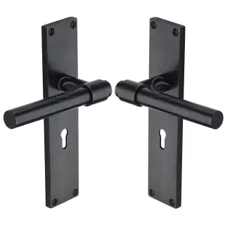 RDB23910 M&period;Marcus Rustic Dark Bronze Door Handle Lever Latch Fountain Design