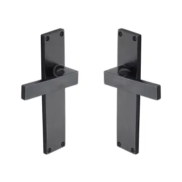 Click Here To Enlarge This Photo Of RDB3110 M&period;Marcus Rustic Dark Bronze Door Handle Lever Latch Cheswell Design