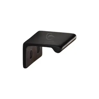 RDB3384 38 M&period;Marcus Rustic Dark Bronze Edge Cabinet Pull 38mm