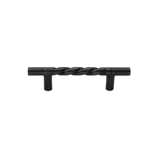 RDB349 227 M&period;Marcus Rustic Dark Bronze Door Pull Rope Design 203mm