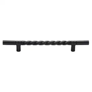 RDB349 457 M&period;Marcus Rustic Dark Bronze Door Pull Rope Design 457mm