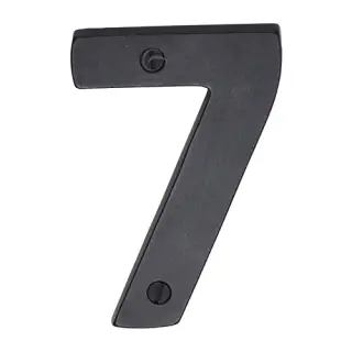RDB351 7 M&period;Marcus Rustic Dark Bronze Numeral 7 Screw Fixing 76mm &lpar;3"&rpar;