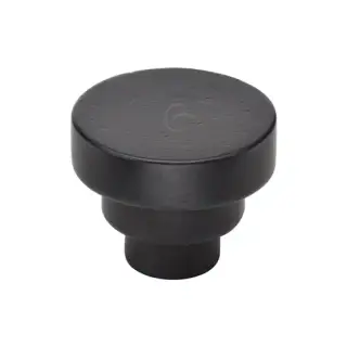 RDB3624 32 M&period;Marcus Rustic Dark Bronze Cabinet Knob Round Stepped Design 32mm