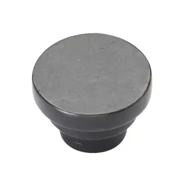 Click Here To Enlarge This Photo Of RDB3624 38 M&period;Marcus Rustic Dark Bronze Cabinet Knob Round Stepped Design 38mm