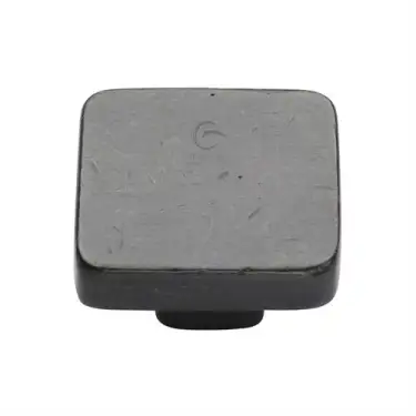 Click Here To Enlarge This Photo Of RDB3674 38 M&period;Marcus Rustic Dark Bronze Cabinet Knob Square Design 38mm