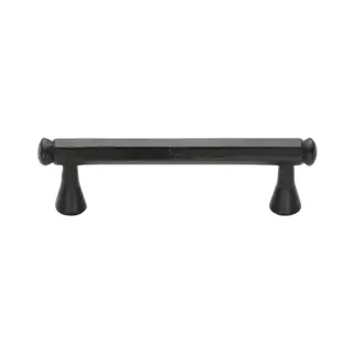 RDB371 192 M&period;Marcus Rustic Dark Bronze Cabinet Pull Hexagon Design 192mm