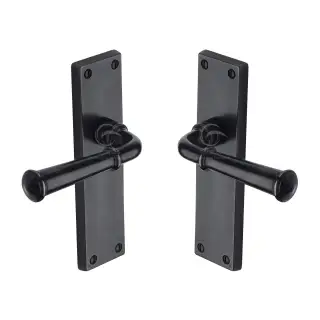 RDB3710 M&period;Marcus Rustic Dark Bronze Door Handle Lever Latch Ashfield Design