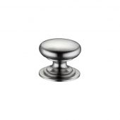 FCH01ASN - Zoo Hardware Victorian Cupboard Knob 25mm dia&period; Satin Nickel