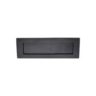 RDB465 305 M&period;Marcus Rustic Dark Bronze Letterplate 12" x 4"