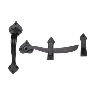 RDB568 M&period;Marcus Rustic Dark Bronze Gate Latch