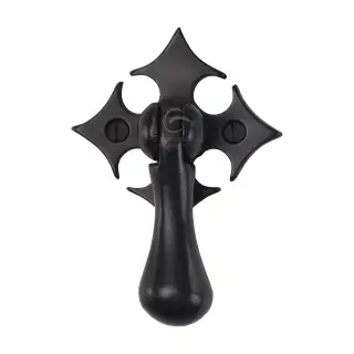 RDB6261 M&period;Marcus Rustic Dark Bronze Fleur-De-Lys Cabinet Drop Pull