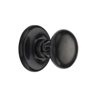 RDB901 M&period;Marcus Rustic Dark Bronze Round Centre Door Knob 3"