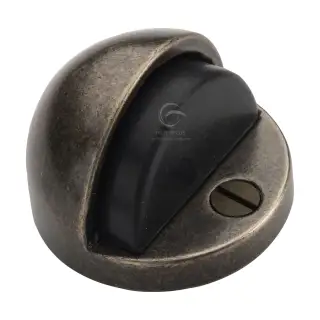 RPW1082 M&period;Marcus Rustic Pewter Shielded Door Stop