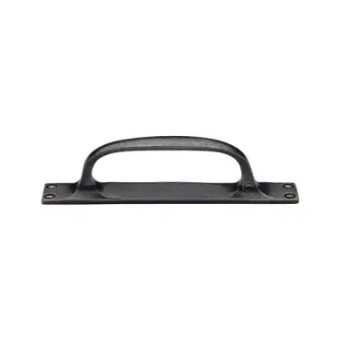 Click Here To Enlarge This Photo Of RPW1142 178 M&period;Marcus Rustic Pewter Cabinet Pull Handle On Plate 178mm