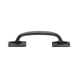 RPW1145 159 M&period;Marcus Rustic Pewter Cabinet Pull Offset Design 159mm