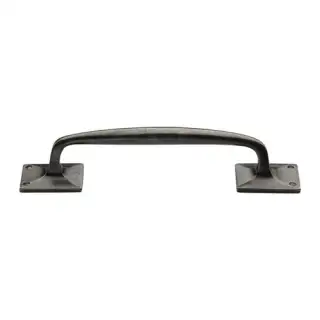 RPW1145 210 M&period;Marcus Rustic Pewter Cabinet Pull Offset Design 210mm
