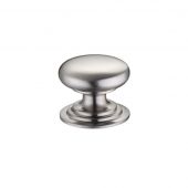 FCH01BSN - Zoo Hardware Victorian Cupboard Knob 32mm dia&period; Satin Nickel