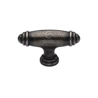 RPW119 M&period;Marcus Rustic Pewter Cabinet Knob Artisan Design 80mm