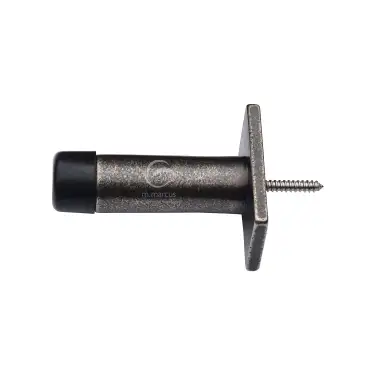 Click Here To Enlarge This Photo Of RPW121 M&period;Marcus Rustic Pewter Projection Door Stop 3"