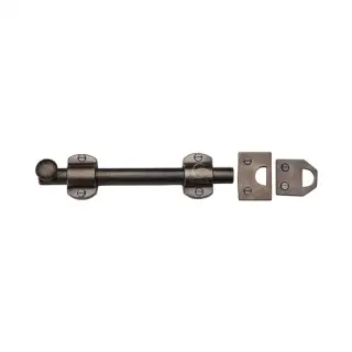 RPW2571 152 M&period;Marcus Rustic Pewter Slide Bolt 152mm