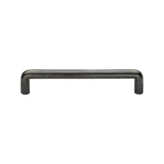 RPW331 128 M&period;Marcus Rustic Pewter Cabinet Pull Round Design 128mm