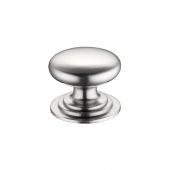 FCH01CSN - Zoo Hardware Victorian Cupboard Knob 38mm dia&period; Satin Nickel