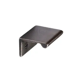RPW3384 38 M&period;Marcus Rustic Pewter Edge Cabinet Pull 38mm
