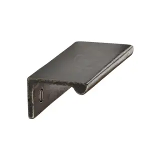 RPW3384 75 M&period;Marcus Rustic Pewter Edge Cabinet Pull 75mm