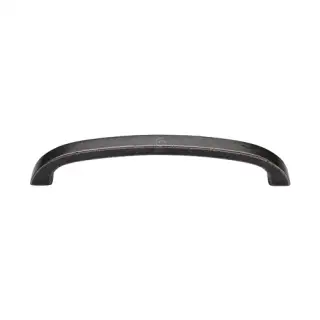 RPW3402 128 M&period;Marcus Rustic Pewter Cabinet Pull D Shaped Design 128mm