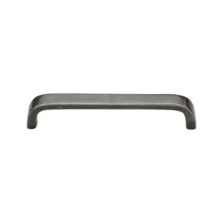 RPW341 128 M&period;Marcus Rustic Pewter Cabinet Pull D Shaped 128mm