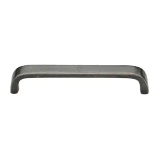 RPW341 192 M&period;Marcus Rustic Pewter Cabinet Pull D Shaped 192mm