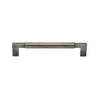 RPW346 305 M&period;Marcus Rustic Pewter Door Pull Bauhaus Design 305mm