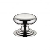 FCH01DPN - Zoo Hardware Victorian Cupboard Knob 45mm dia&period; Polished Nickel