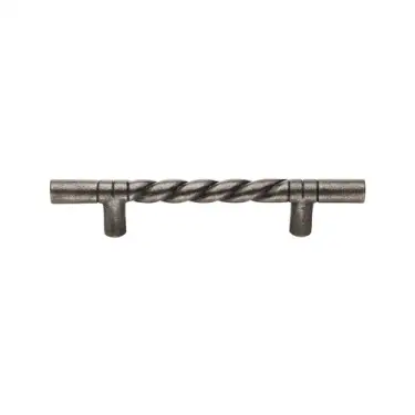 Click Here To Enlarge This Photo Of RPW349 305 M&period;Marcus Rustic Pewter Door Pull Rope Design 305mm