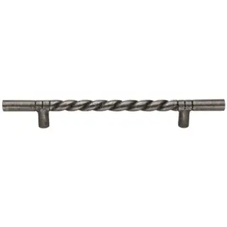 RPW349 457 M&period;Marcus Rustic Pewter Door Pull Rope Design 457mm
