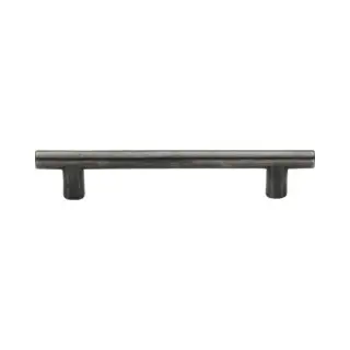 RPW361 128 M&period;Marcus Rustic Pewter Cabinet Pull Round T-Bar Design 128mm